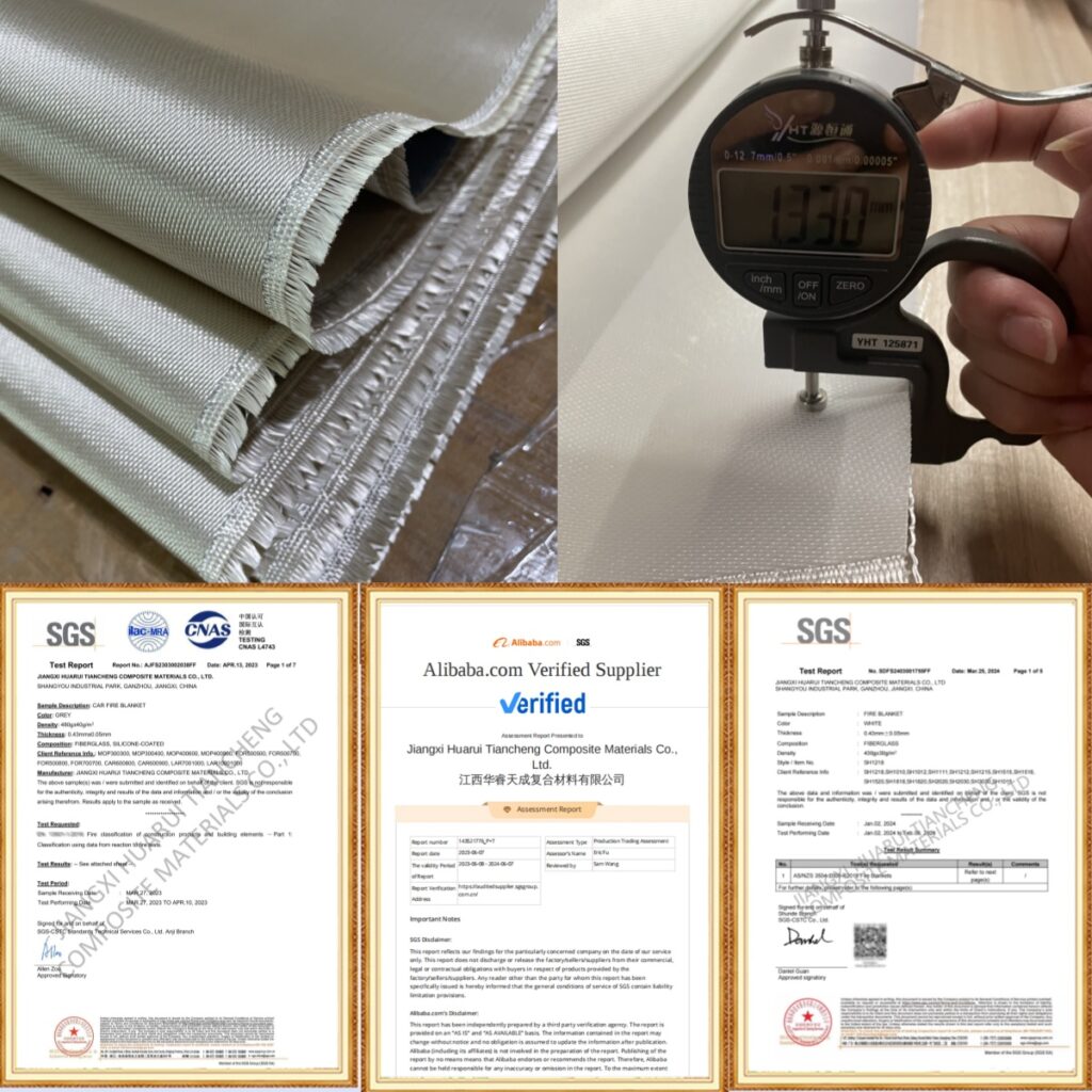 High Silica Fiberglass Fabric of huarui